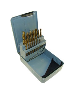 Estuche 19 brocas HSS-TIN 1-10 (0.5)