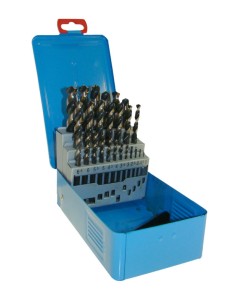 Estuche 25 brocas HSS-INOX 1-13