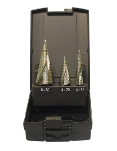 Juego 3 brocas escalonadas