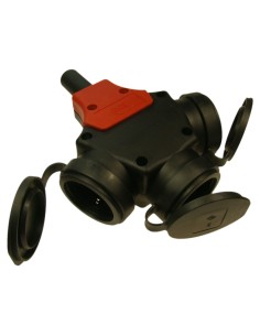 Base eléctrica triple