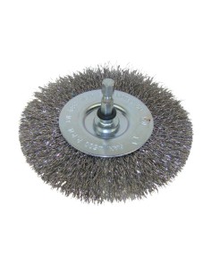 Disco 100 mm. de alambre con vástago