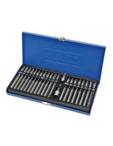 Juego puntas 42 piezas de 3/8"