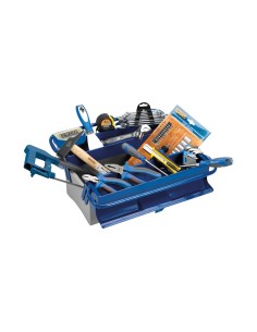 Caja herramientas de 3 bandejas con 85 piezas