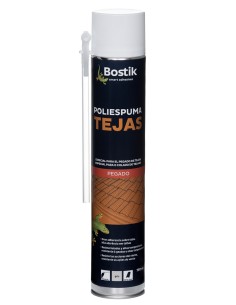 Espuma poliuretano "tejas" Bostik para pistola 750 ml.