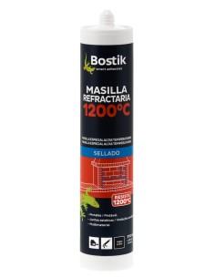 Masilla refractaria 1200ºc Bostik 300 ml.