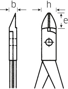 Alicates de corte diagonal para mecánico 6612 - Stahlwille 2