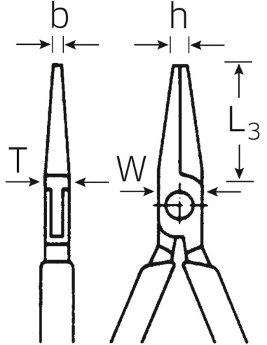 Alicates de pinza plana de mecánico 6510 - Stahlwille