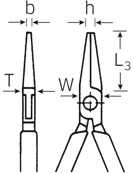 Alicates de pinza plana de mecánico 6510 - Stahlwille