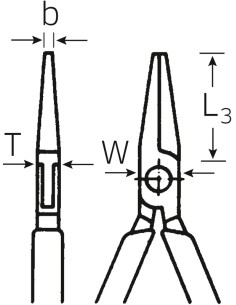 Alicates de pinza redonda de mecánico 6525 - Stahlwille 2