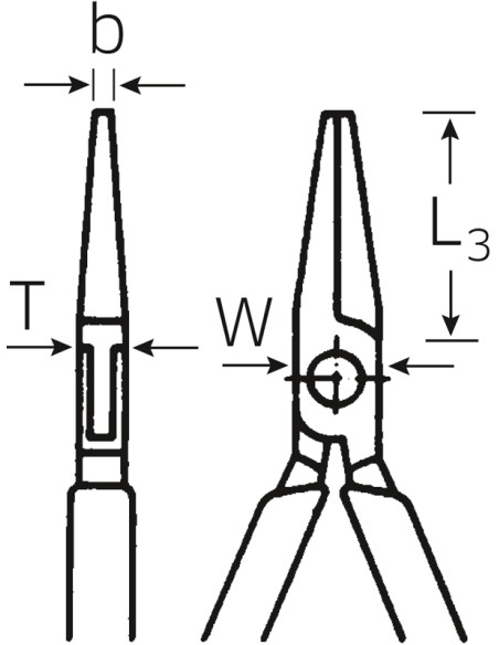 Alicates de pinza redonda de mecánico 6525 - Stahlwille