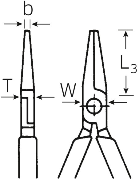 Alicates de pinza redonda, corta 6523 - Stahlwille