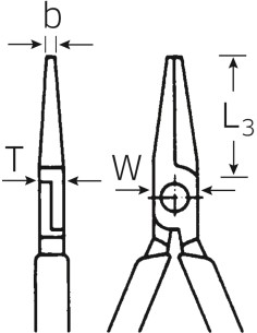 Alicates de pinza redonda, larga 6524 - Stahlwille 2