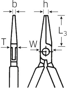 Alicates de pinza semirredonda de mecánico 6531 - Stahlwille 2