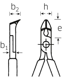 Alicates de corte diagonal para electrónica 6614 - Stahlwille 2