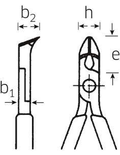 Alicates de corte diagonal para electrónica 6613 - Stahlwille 2