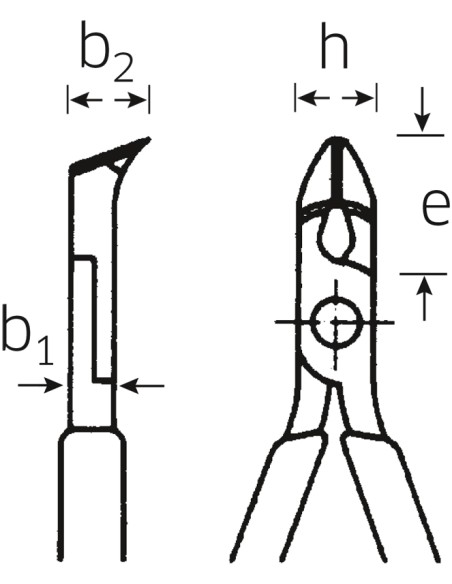 Alicates de corte diagonal para electrónica 6613 - Stahlwille Alicates de corte diagonal para electrónica 6613 - Stahlwille