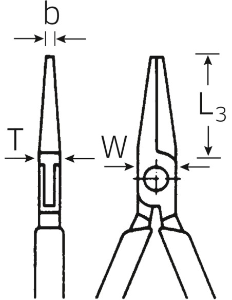 Alicates para electrónica de pinza redonda 6526 - Stahlwille Alicates para electrónica de pinza redonda 6526 - Stahlwille