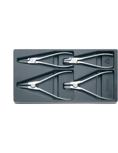 Juego de 4 alicates, cromados 6702 - Stahlwille