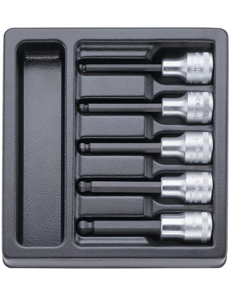Cabezas INHEX 1/2" con punta esférica ES 54KK/5 - Stahlwille