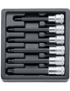 Puntas para tornillos 1/2" TORX, modelo largo ES 1054/2054 TX/6 - Stahlwille