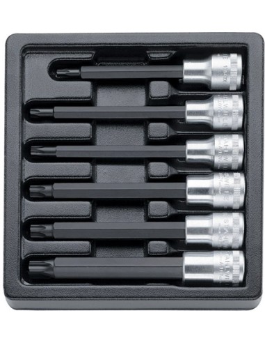 Puntas para tornillos 1/2" TORX, modelo largo ES 1054/2054 TX/6 - Stahlwille