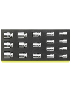 Bocas de llave de vaso 1/2" en bandeja TCS TCS 50a/17 - Stahlwille