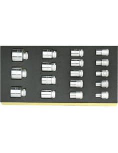 Bocas de llave de vaso 1/2" en bandeja TCS TCS 52/17 - Stahlwille