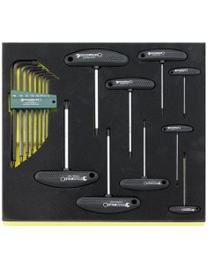 Destornilladores de dos codos en bandeja TCS TCS 10769+10771/17 - Stahlwille