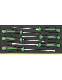 Juego de 6 destornilladores DRALL+ en bandeja TCS TCS 4622/4632 - Stahlwille