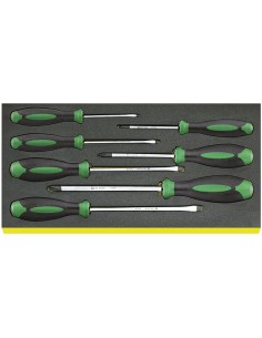 Juego de 7 destornilladores DRALL+ en bandeja TCS TCS 4620/4640 - Stahlwille