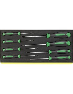 Juego de 8 destornilladores DRALL+ en bandeja TCS TCS 4650 - Stahlwille