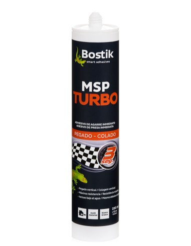 Adhesivo "MSP"  Bostik Turbo blanco 290 ml.