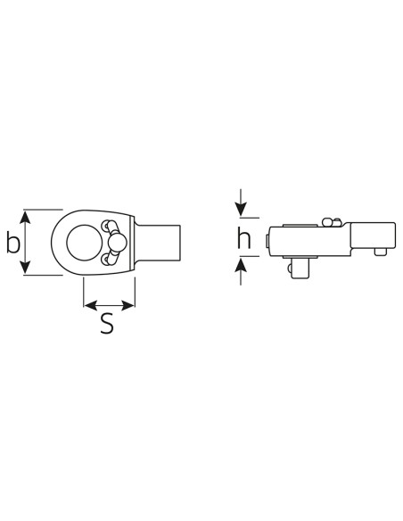 Carraca acoplable 725/4 - Stahlwille