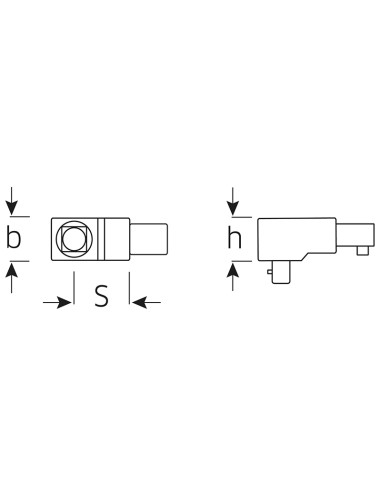 Herramienta acoplable de cuadradillo 734/100 - Stahlwille
