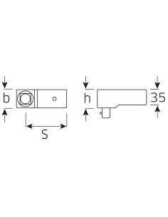 Herramienta insertable de cuadradillo 734/80 - Stahlwille 2