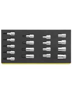 Bocas de llave de vaso 1/2" en bandeja TCS TCS 50TX/54TX/17 - Stahlwille