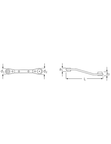 Llave de carraca para puntas 25B - Stahlwille
