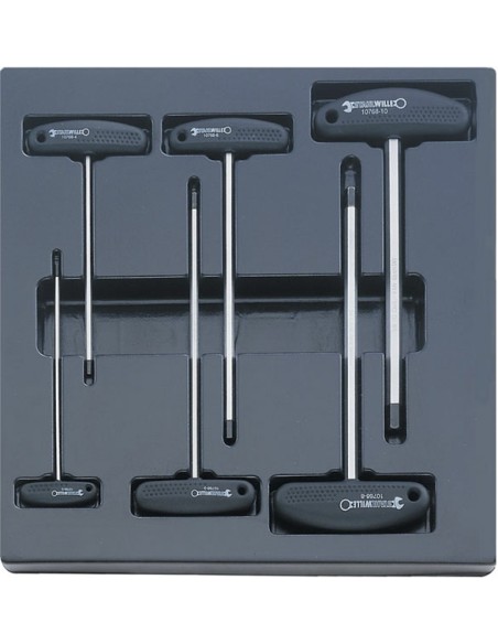 6 Destornilladores con mango en «T» 3 - 10 mm ES 10768/6 - Stahlwille