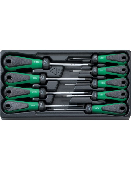 Juego de 9 destornilladores 3K DRALL, T8 - T40 ES 4856/9 - Stahlwille
