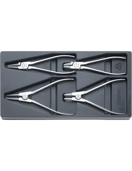 Juego de alicates para anillos «Seeger» ES 6543-6546/4 - Stahlwille