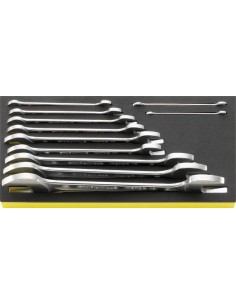 11 Llaves de dos bocas fijas en bandeja TCS TCS 10/11, 6x7-34x36 mm - Stahlwille