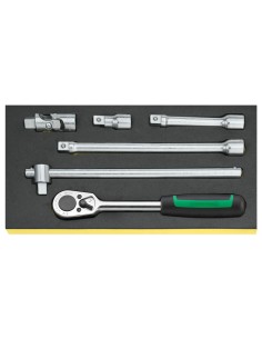 Herramientas 1/2" en bandeja TCS TCS 1/2"-512/6 - Stahlwille