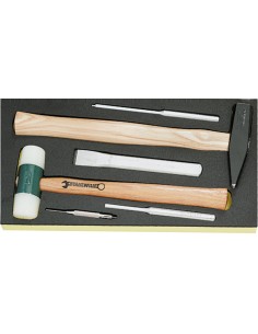 Martillos, Cinceles, etc. en bandeja TCS TCS 102-109/10956/10960/6 - Stahlwille