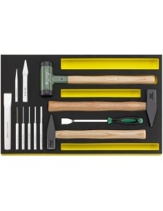 Martillos, Cinceles, etc. en bandeja TCS TCS 102-108/10957/10960 MF - Stahlwille