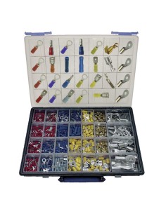 Surtido terminales desnudos-aislados